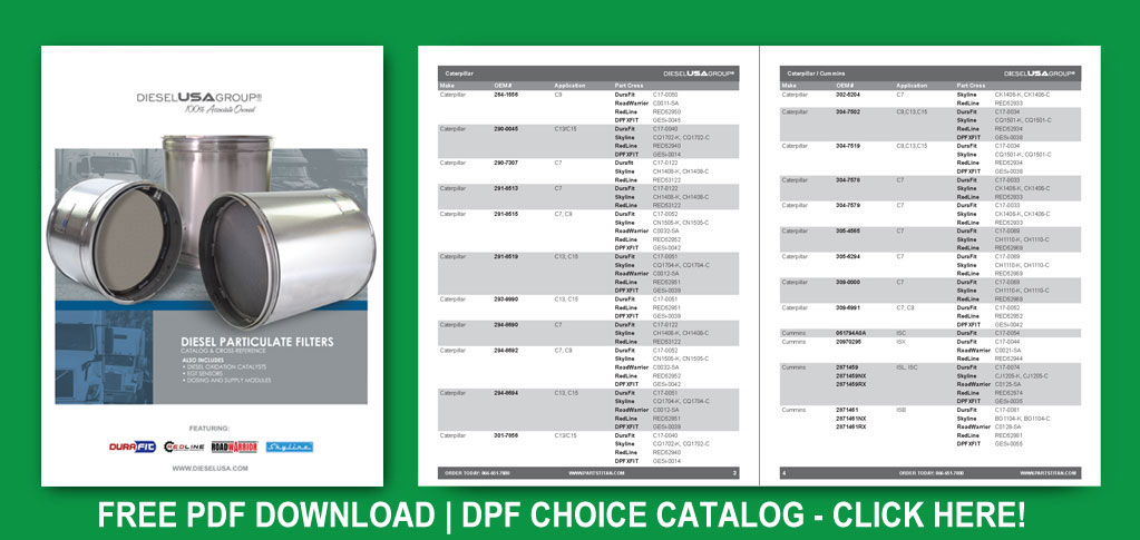 Diesel USA Group, DPF Choice Catalog
